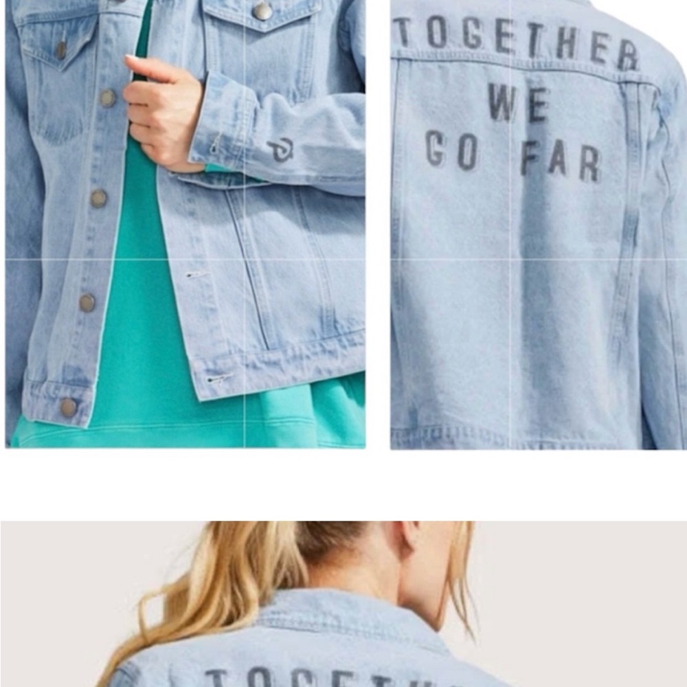 Denim Peloton Vintage Jacket. NWOT. Size M,